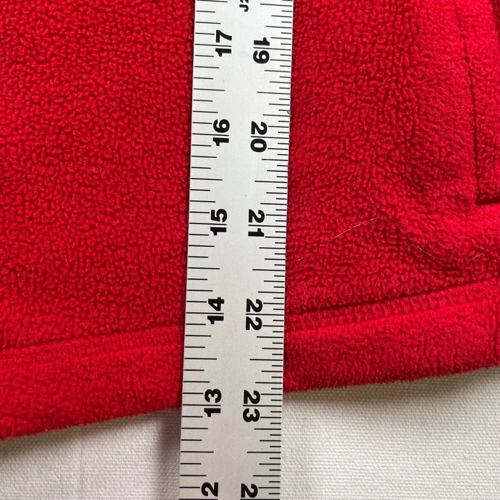 Adidas Nebraska Cornhuskers Fleece Jacket Mens Large Red Black Full Zip